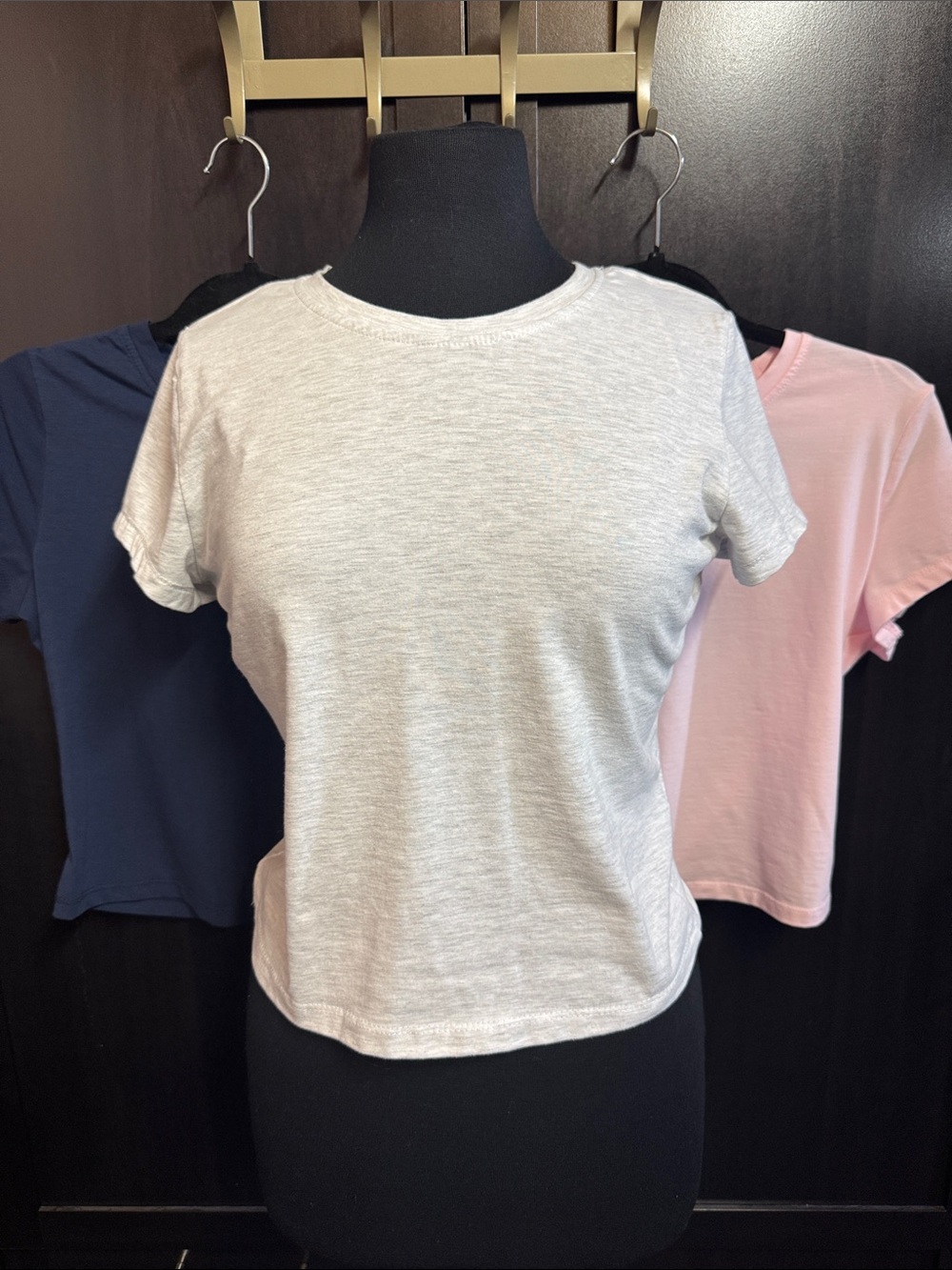 Women’s set of three Soft Light Pink Short Sleeve Tee